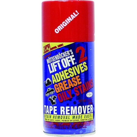 MOTSENBOCKERS LIFT OFF Adhesive Remover, Liquid, Pungent, Clear, 11 oz, Can 402-11
